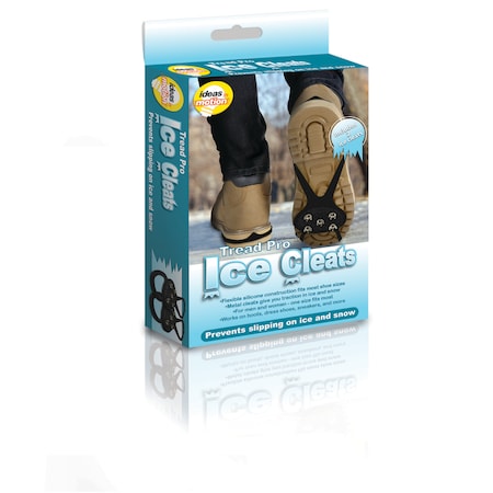 Ideas In Motion Ideas In Motion Tread Pro Unisex Ice Cleats One Size Fits All Black IC-12-2891